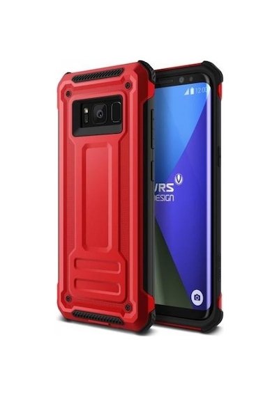 Verus Galaxy Uyumlu S8 Terra Guard Kılıf Crimson Red