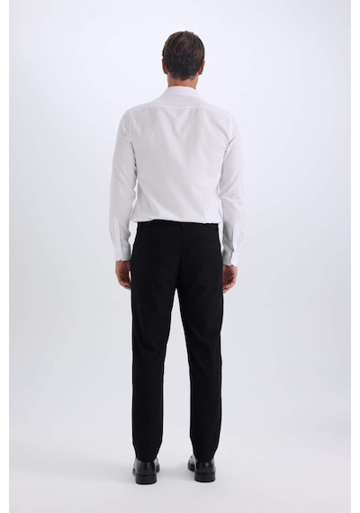DeFacto Jogger Düz Paça Her Yöne Esneyen Yazlık Kumaş Pantolon -  T6317AZ25SPBK27