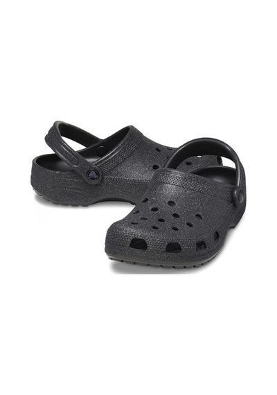 Crocs Classic Glitter Clog Terlik Sandalet 205942 0wh Siyah