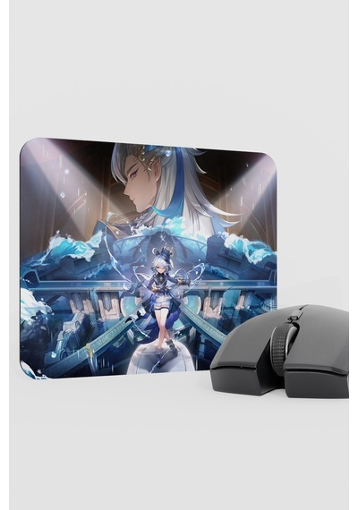 Neuvillette Genshin Impact Anime Gacha V2 - 22x18 Gaming Mouse Pad Fare Altlığı