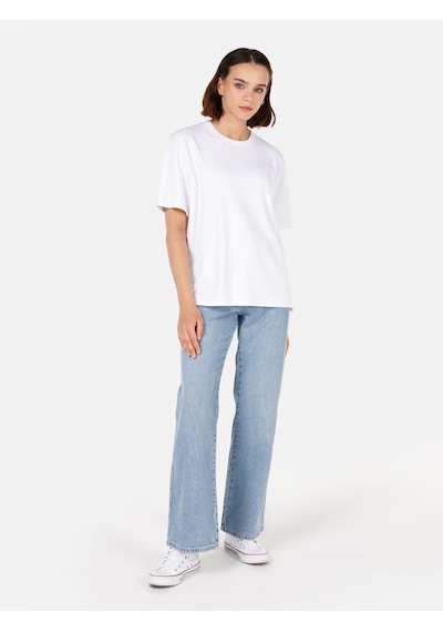 Colins 786 Carlen Normal Kesim Normal Bel Genişleyen Paça Mavi Kadın Pantolon Cl1070664 Denim