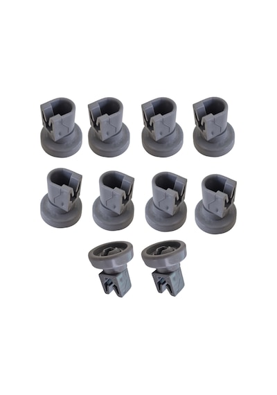 Universal Bulaşık Makinesi Sepet Tekeri Electrolux-Vestel Uyumlu 50278101006 10 Adet Çapı: 2,3 Cm