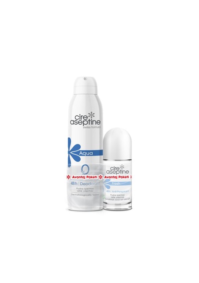 Cire Aseptine Deodorant 150ml Aqua +roll On 50ml