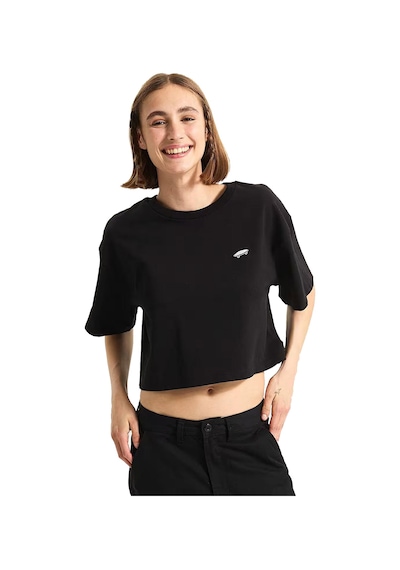 Vans Salton Relax Crop Ss Kadın Tişört C-van000p5qblkblk Siyah