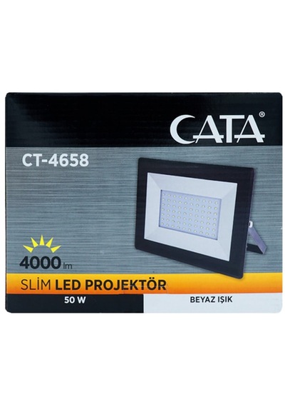 Led Projektör 50w Beyaz Ct-4658 Diğer