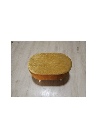 Oval Puf Turuncu