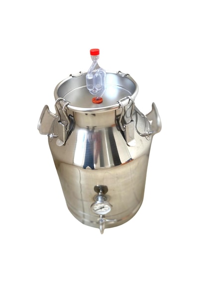 30Lt Paslanmaz Fermenter (Fermantasyon Kazanı)