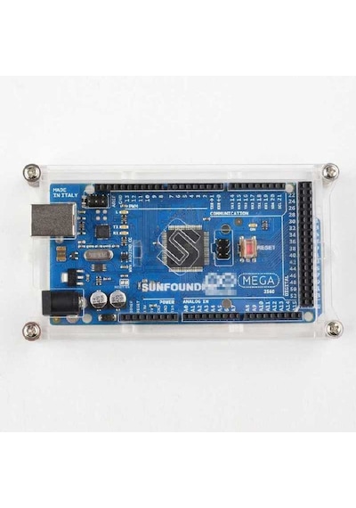 Arduino MEGA 2560 R3 Pleksi Kutu - Plexi Box for Arduino