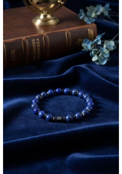 Lapis Lazuli Taşı Bileklik Lacivert