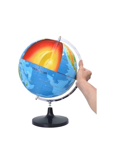Dünyanın İç Yapısı Modeli Tam Küre 32 CM Çapında