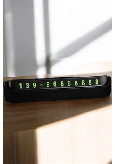 Araç İçi Numaratör Numaralık Torpido Üstü Açılır Kapanır Telefon Numarası Bırakma 1 Adet