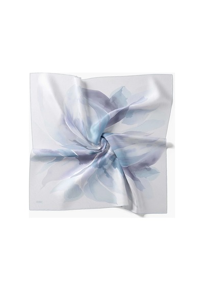 Silk Home %100 Twill İpek Eşarp S545 Bebe Mavisi