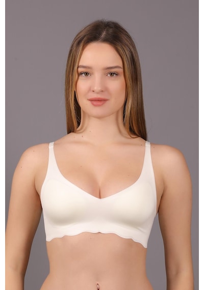 Cotonhause Kadın Lazer Kesim İnce Süngerli Ekru Hayalet Sütyen C0t5n1o633 001