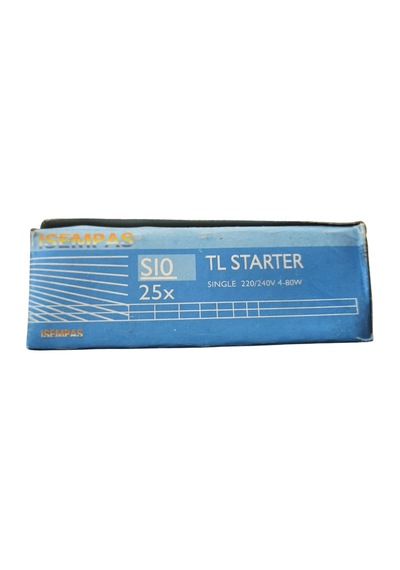 Mey Najmaddin Floresan S10 Starter 220-240v 4-80 Watt 1 Paket 25 Adet Najmaddin