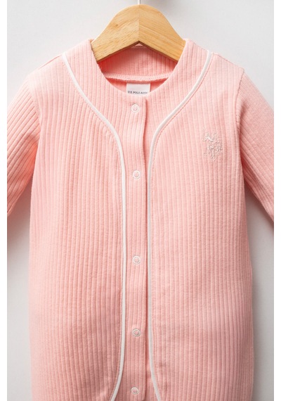 U.S. Polo Assn. U.s. Polo Assn Kız Bebek Pembe Tulum 5274-49038 Pembe