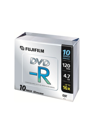 Boş Dvd Fujifilm Dvd-R 4.7Gb 16X Ince Kutu 10 Adet