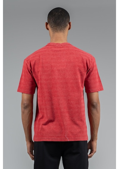 Maraton Comfort Erkek Bisiklet Yaka Kahverengi T-shirt Kahverengi