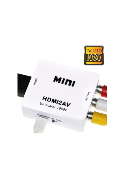 Molix Hdmı To Av Rca 1080P Destekli Çevirici Dönüştürücü Adaptör (410632857)