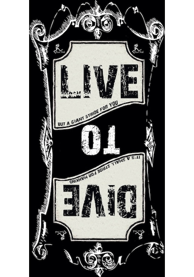 Live To Dive Towel