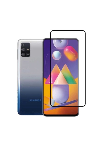 Samsung Uyumlu Galaxy M51 Kenarları Kırılmaya Dayanıklı Ekran Koruyucu