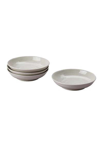 Ikea Sandskädda Çukur Tabak Seti 21 Cm 4'lü Açık Gri - Bej