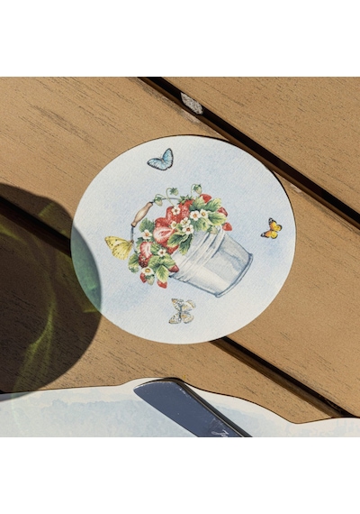 Picnic Kağıt Bardak Altlığı 10 Cm 12'li Paket Beyaz