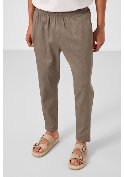 Tommylife Camel Standart Fit Dokuma Hafif Esnek Chino Erkek Pantolon - 82179 Camel
