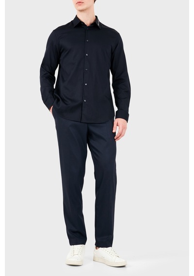 Emporio Armani Pamuklu Regular Fit Gömlek Yaka Logo Nakışlı Gömlek Erkek Gömlek Em006705 Af23800 Ub118 Lacivert Emporio Armani Pamuklu Regular Fit Gömlek Yaka Logo Nakışlı Gömlek Erkek Gömlek Em006705 Af23800 Ub118 Lacivert