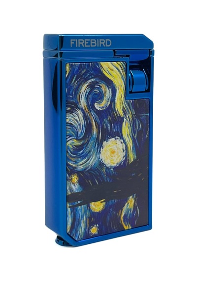 Firebird Starry Night Çift Torch Puro Çakmağı - Mavi Mavi