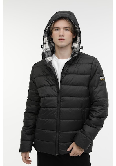 Kinetix Ml Echo Coat 3Pr Siyah Erkek Kısa Kaban 000000000101399247 Siyah