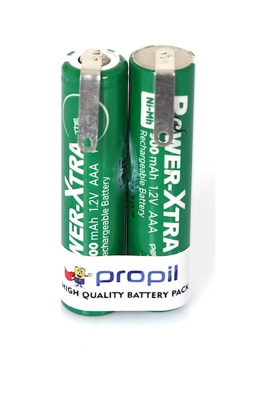 2.4 V Tıraş Makinesi Pili Aaa İnce 2'Li Puntalı 900 Mah