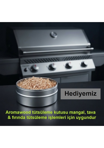 Elma Ağacı & Dağ Kekiği Özü Tütsüleme Talaşı Mangal & Bbq Barbekü İçin Yoğun Aroma