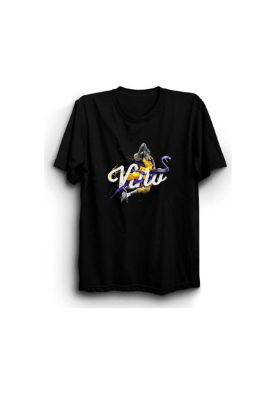 Kobe Bryant Baskılı Tişört SIYAH