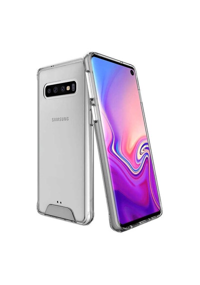 Galaxy S10 Kılıf Zore Gard Silikon Renksiz