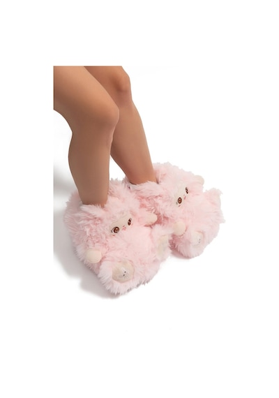Twigy Twıgy Tw Lıngo Pembe Kadın Hayvanlı Panduf 36/41 PEMBE