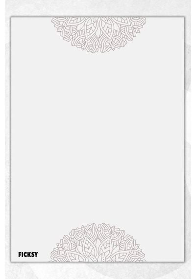 A5 Bloknot Çizgisiz Defter - 50 Yaprak - Memopad - Notepad - Not Defteri - Not Kağıdı - 1606 Çok Renkli