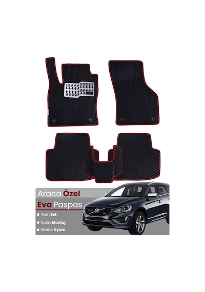 Volvo Xc60 2017-2020 Uyumlu Eva Paspas Tam Set Oto Paspas,araca Özel,tam Koruma,kolay Temizlik 446