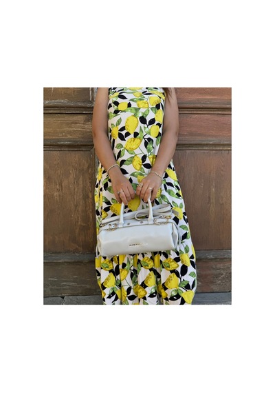 Just Polo Kadın Gold Detaylı Silindir Tasarım El Ve Omuz Çantası Shoulder Bag Ebat : 27 X 13 Cm Gri