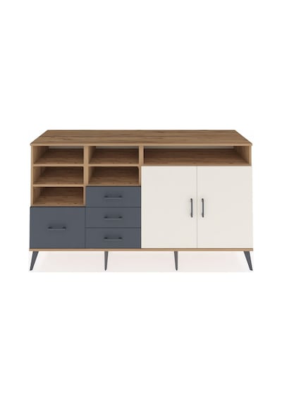 Hyperion Konsol 7 Raflı 4 Çekmeceli 2 Kapaklı 176x44x99 Çam-aytaş Çam-aytaşı/antrasit Hyperion Konsol 7 Raflı 4 Çekmeceli 2 Kapaklı 176x44x99 Çam-aytaş Çam-aytaşı/antrasit