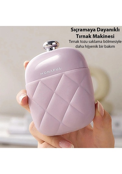 4in1 Taşınabilir Tırnak Makası, Törpü Ve Kulak Kaşığı Bakım Seti Mor Mh-hs0611233978