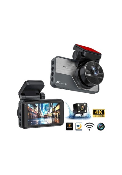 Xh-208 4" Dvr Araç İçi Kamerası Lcd Ekranlı Gece Görüşlü 3 Kameralı G-sensör 1080p Diğer
