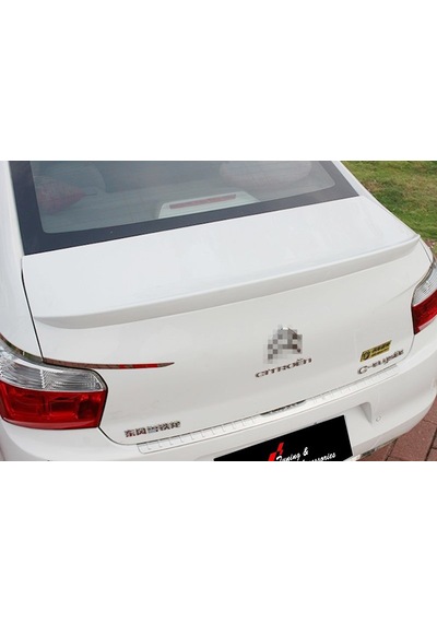 Citroen C Elysee 2013 - Bagaj Üzeri Spoiler - Plastik