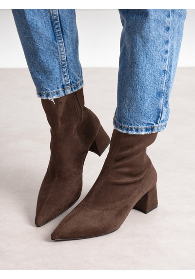 Dabab Shoes Bega Kadın Acı Kahve Streç Süet Sivri Burun Fermuarlı 6 Cm Kalın Topuklu Bot Bootie Kahverengi Dabab Shoes Bega Kadın Acı Kahve Streç Süet Sivri Burun Fermuarlı 6 Cm Kalın Topuklu Bot Bootie Kahverengi
