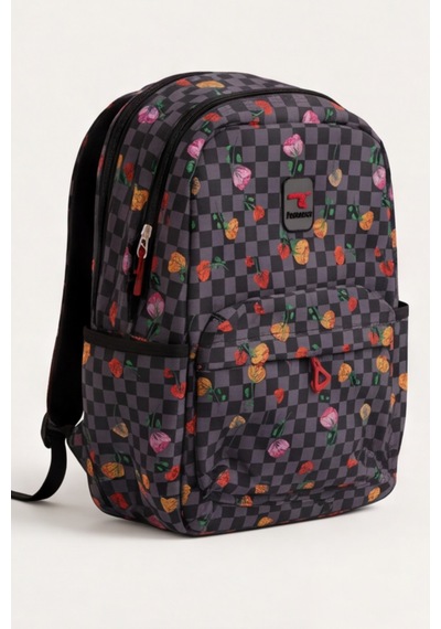 Novabag Laptop Bölmeli 3 Gözlü Ergonomik Okul Ve Günlük Sırt Çantası Ortaokul Lise Üniversite Ge... Siyah - Gri
