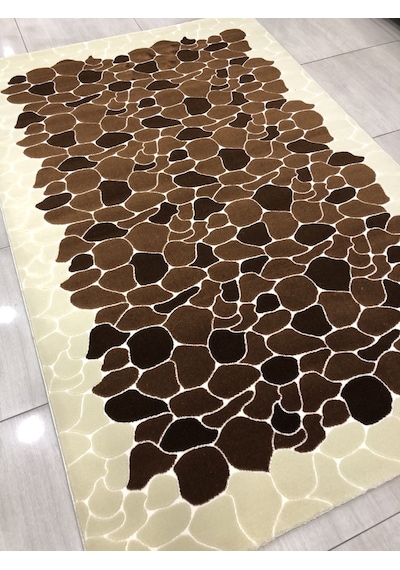 Saray Halı Klasik 10698 V 150X230 Kahve Krem 4 M2 Halı !