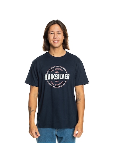 Quiksilver Circle Up Erkek Tişört Eqyzt07680-12818 Lacivert