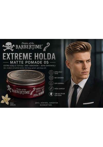 Extreme Hold Matte Pomade 05 Saç Şekillendirici Mat Wax 150 Ml