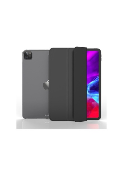 Apple Uyumlu iPad Pro 12.9 5. Nesil 2021 Kılıf Pu Deri Smart Standlı Cas