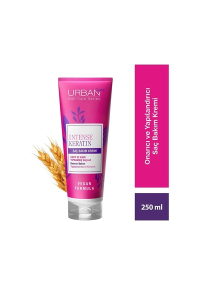 Urban Care Intense Keratin Aşırı Yıpranmış Saçlara Özel Saç Bakım Kremi 250 Ml- Vegan