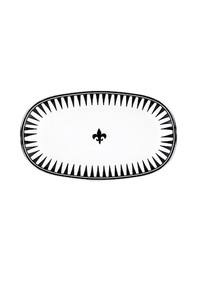 Zm Decor Siyah Aşk Kayık Kase 30 Cm